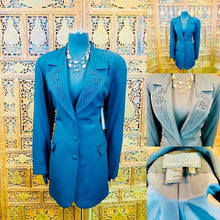Load image into Gallery viewer, Carole Little Women’s Embroidered Stitch Blazer
