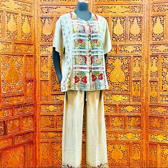 Sacred Threads Vintage Women’s Casual 2pcPants Set