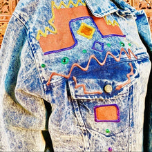 Load image into Gallery viewer, Vintage K.W.B.L. Los Angeles Acid Wash Jacket
