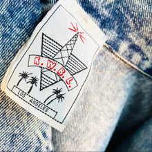 Load image into Gallery viewer, Vintage K.W.B.L. Los Angeles Acid Wash Jacket
