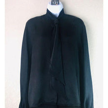 Load image into Gallery viewer, Vintage Halston III Women’s Blouse with Neck-Tie
