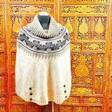 Load image into Gallery viewer, American Eagle Women’s Cowl Neck Poncho
