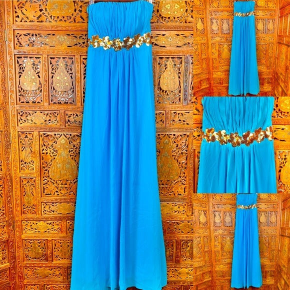Women’a Strapless Evening Gown