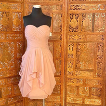 Load image into Gallery viewer, Strapless Illusion Plunge Bridesmaid Dress NWT
