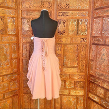 Load image into Gallery viewer, Strapless Illusion Plunge Bridesmaid Dress NWT

