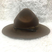 Load image into Gallery viewer, Vintage Campaign Stetson USMC Drill Sergeant Hat
