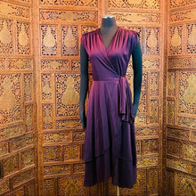 Load image into Gallery viewer, Vintage 1970’s Samuel Blue Designer Wrap Dress
