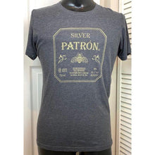 Load image into Gallery viewer, (SOLD) Men’s Silver Patron Tequila T-Shirt
