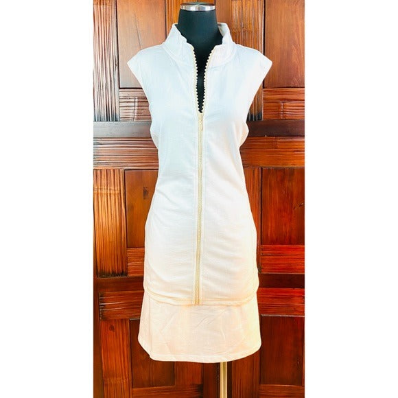 Quaker Factory Women’s Zip Vest Skort Set