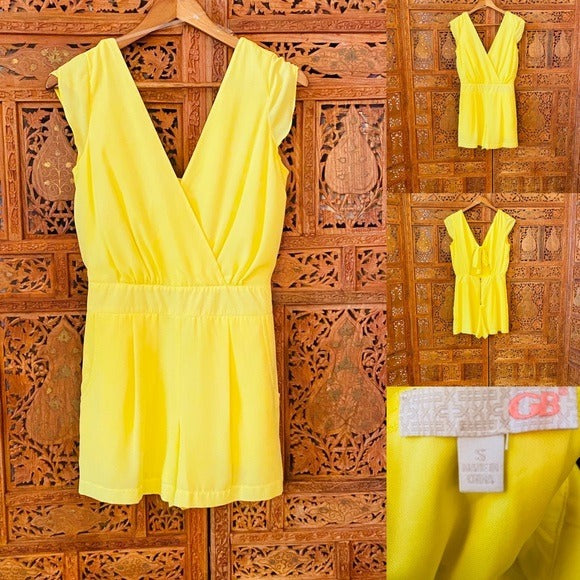 Gianni Bini Short Romper Jumpsuit Skort
