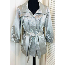 Load image into Gallery viewer, Caché Women’s Silver Metallic Jacket
