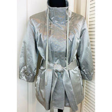 Load image into Gallery viewer, Caché Women’s Silver Metallic Jacket
