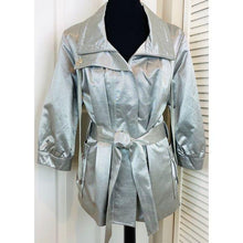 Load image into Gallery viewer, Caché Women’s Silver Metallic Jacket
