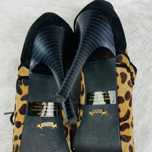 Load image into Gallery viewer, Fergie Gatsby Too Leopard Lace up Oxford Bootie
