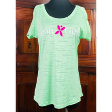 Load image into Gallery viewer, 🌺 Iron Girl Crew Neck T-Shirt Green Layer Sport’s
