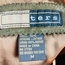 Load image into Gallery viewer, Letters Leather Vest
