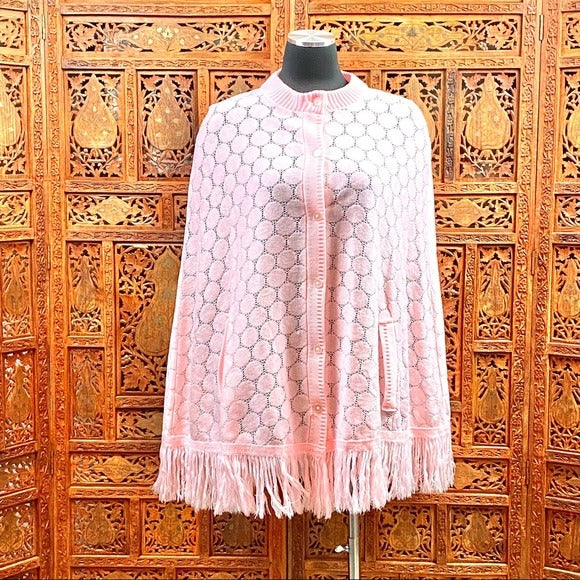 Vintage 70’s Pink Shawl