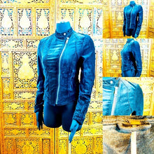 Load image into Gallery viewer, Free People Women’s Biker Motorcycle Jacket
