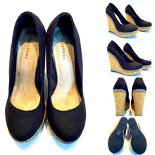 Load image into Gallery viewer, Call It Spring Women’s Canvas Wedge Heels
