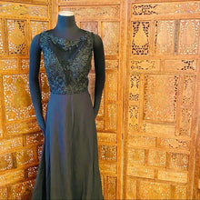 Load image into Gallery viewer, Illusion Sequin Beaded Chiffon Ball Gown NWT
