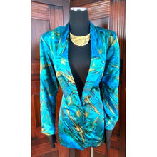 Load image into Gallery viewer, Vintage 1980’s All Seasons Miami Beach Blue Blazer
