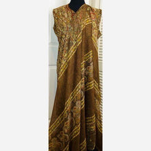 Load image into Gallery viewer, Linen Dress w/beading &amp; Pashmina
