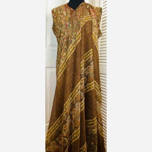 Load image into Gallery viewer, Linen Dress w/beading &amp; Pashmina

