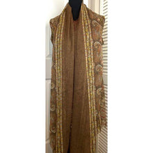 Load image into Gallery viewer, Linen Dress w/beading &amp; Pashmina
