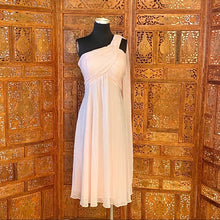 Load image into Gallery viewer, One-Shoulder Chiffon Bridesmaid Dress NWT
