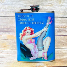 Load image into Gallery viewer, Totally Rad Cloud My Judgement Flask NWT
