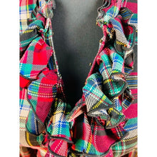 Load image into Gallery viewer, Ralph Lauren Women’s Plaid Mock Ruffle Blouse
