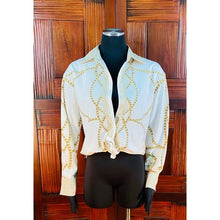 Load image into Gallery viewer, Versace Barocco Medusa Inspired Blouse
