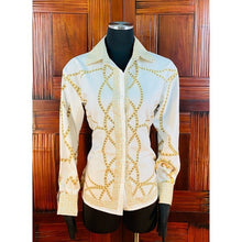 Load image into Gallery viewer, Versace Barocco Medusa Inspired Blouse
