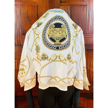 Load image into Gallery viewer, Versace Barocco Medusa Inspired Blouse
