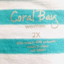 Load image into Gallery viewer, Coral Bay Women’s Bay Striped Blouse
