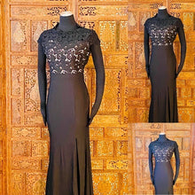 Load image into Gallery viewer, High Neck Short Sleeve Sheath Dress NWT
