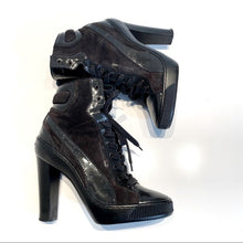 Load image into Gallery viewer, Sergio Rossi Puma High Heel Sneaker Booties
