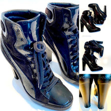 Load image into Gallery viewer, Sergio Rossi Puma High Heel Sneaker Booties
