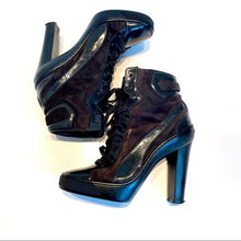 Load image into Gallery viewer, Sergio Rossi Puma High Heel Sneaker Booties
