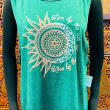 Load image into Gallery viewer, Live by the Sun Women’s Muscle Shirt NWT
