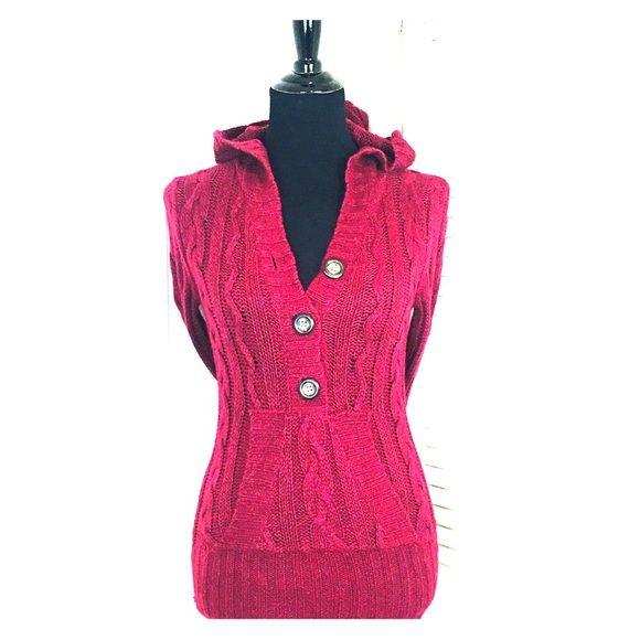 Aéropostale Women’s Burgundy Sweater Petite Small