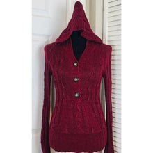 Load image into Gallery viewer, Aéropostale Women’s Burgundy Sweater Petite Small
