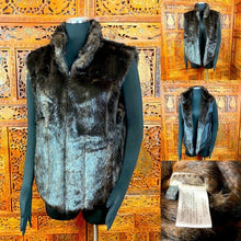 Load image into Gallery viewer, Giacca Gallery Company Reversible Fur Vest
