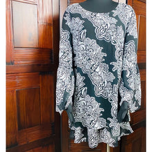 Load image into Gallery viewer, KLD Signature Bell Sleeve Tunic Dress
