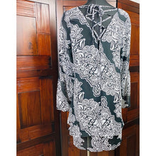 Load image into Gallery viewer, KLD Signature Bell Sleeve Tunic Dress
