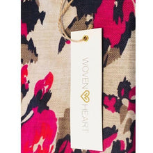Load image into Gallery viewer, Woven Heart Tribal and Floral Kimono
