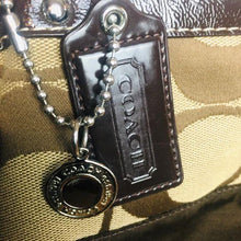 Load image into Gallery viewer, (SOLD) Coach Signature Stripe Multifunction Diaper Bag
