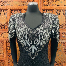 Load image into Gallery viewer, Vintage 80’s Laurence Kazar Beaded Sequin Dress
