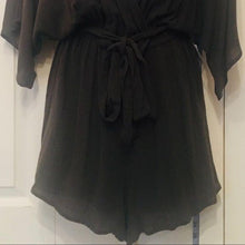 Load image into Gallery viewer, Plunging Neckline Romper Khaki Green
