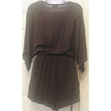 Load image into Gallery viewer, Plunging Neckline Romper Khaki Green
